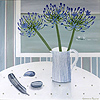 'Agapanthus & Sue Binns Jug' by Gemma Pearce